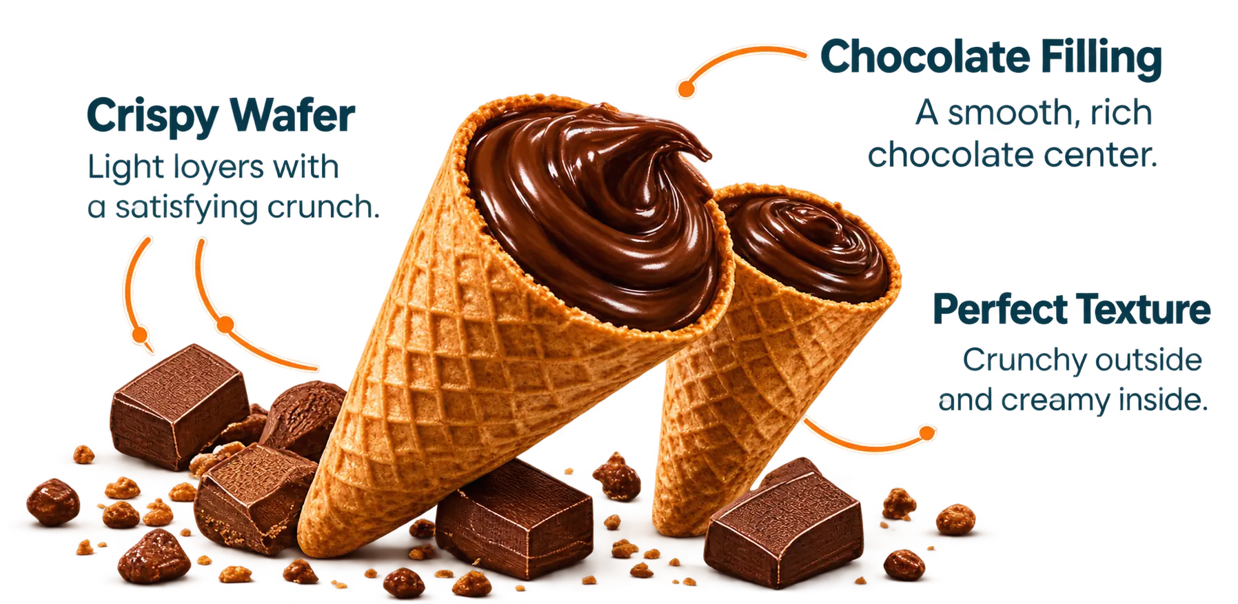 Crunch Outside.
Happiness Inside.